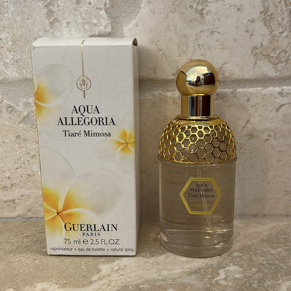 Guerlain RARE limited edition Aqua Allegoria fragrance Tiaré Mimosa 2.5 oz 75 ml